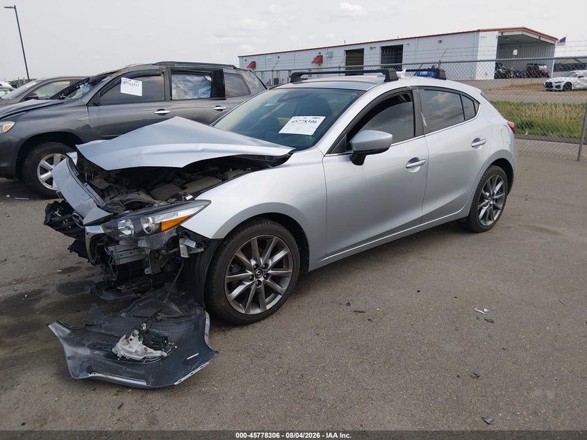 Vin: 3mzbn1l38jm202778, lot: 46277086, mazda mazda3 touring 20182