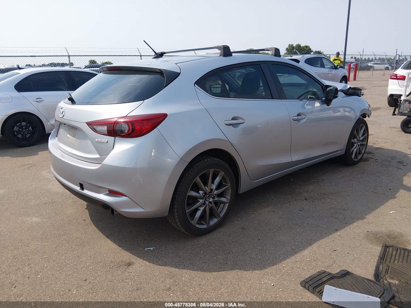 Vin: 3mzbn1l38jm202778, lot: 46277086, mazda mazda3 touring 20184
