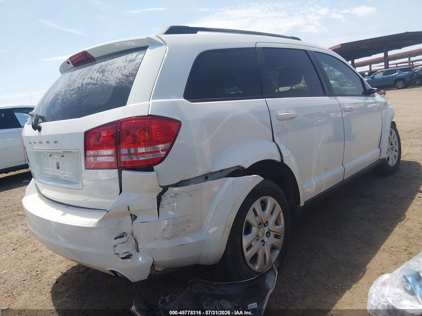 Vin: 3c4pdcab3ht706740, lot: 46277096, dodge journey se 20174