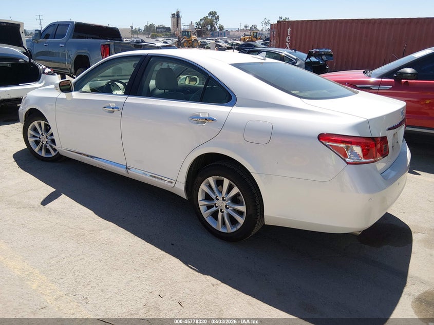 Vin: jthbk1eg7c2510965, lot: 46277110, lexus es 350 20123