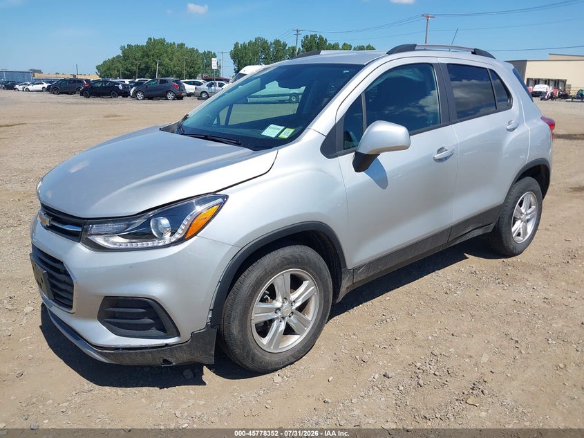 Vin: kl7cjpsm5nb558390, lot: 46277132, chevrolet trax awd lt 20222