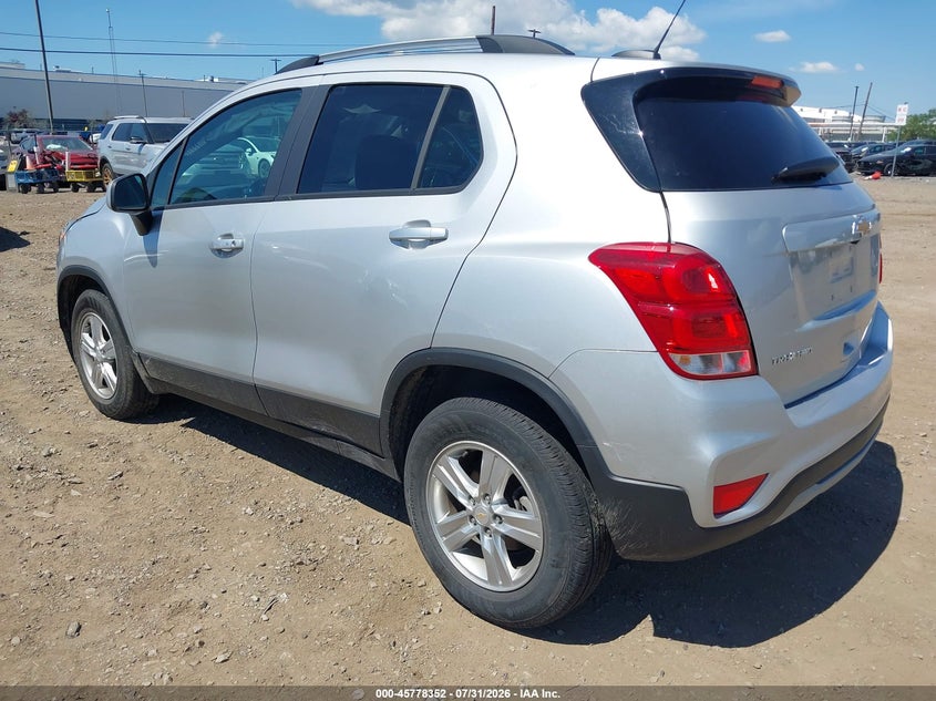 Vin: kl7cjpsm5nb558390, lot: 46277132, chevrolet trax awd lt 20223