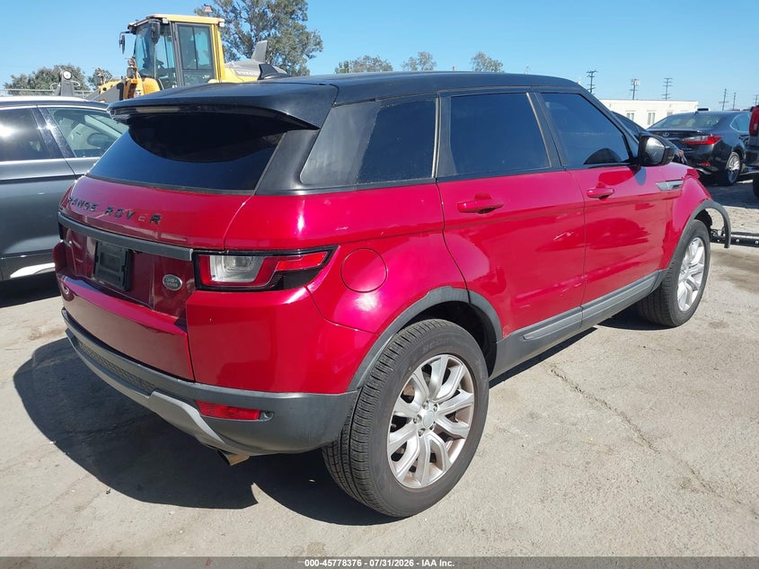 Vin: salvp2bg8gh150000, lot: 46277156, land rover range rover evoque se/se premium 20164