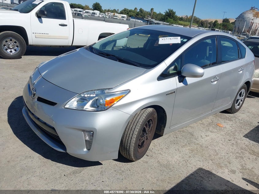 Vin: jtdkn3duxe0392131, lot: 46277170, toyota prius three 20142
