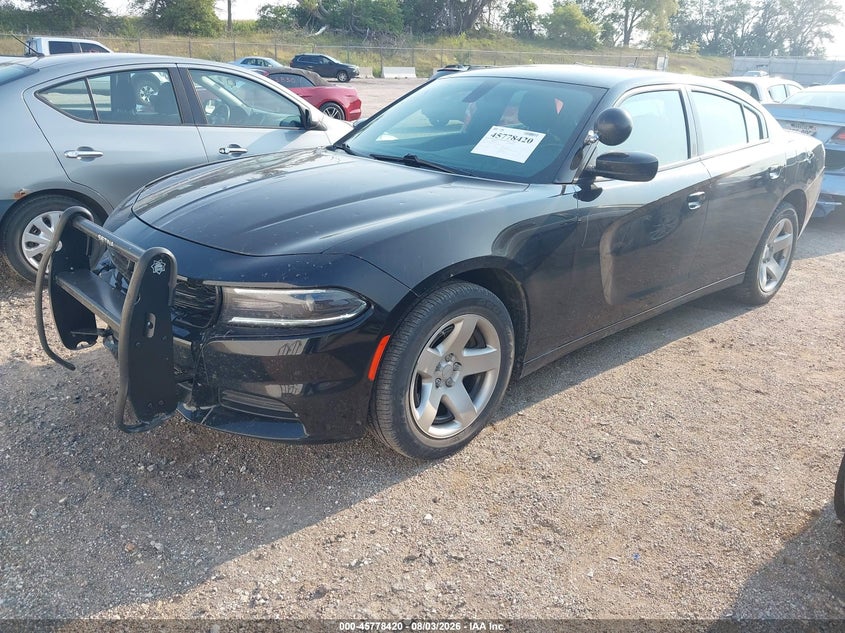 Vin: 2c3cdxat8kh653357, lot: 46277200, dodge charger police rwd 20192