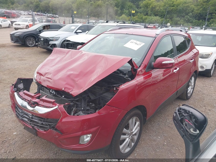 Vin: km8ju3ac0du547685, lot: 46277206, hyundai tucson limited 20132