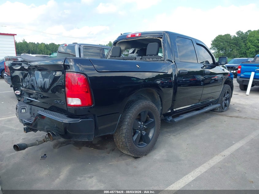 Vin: 1c6rr7kt7ns153376, lot: 46277207, ram 1500 classic express  4x4 5'7 box 20224