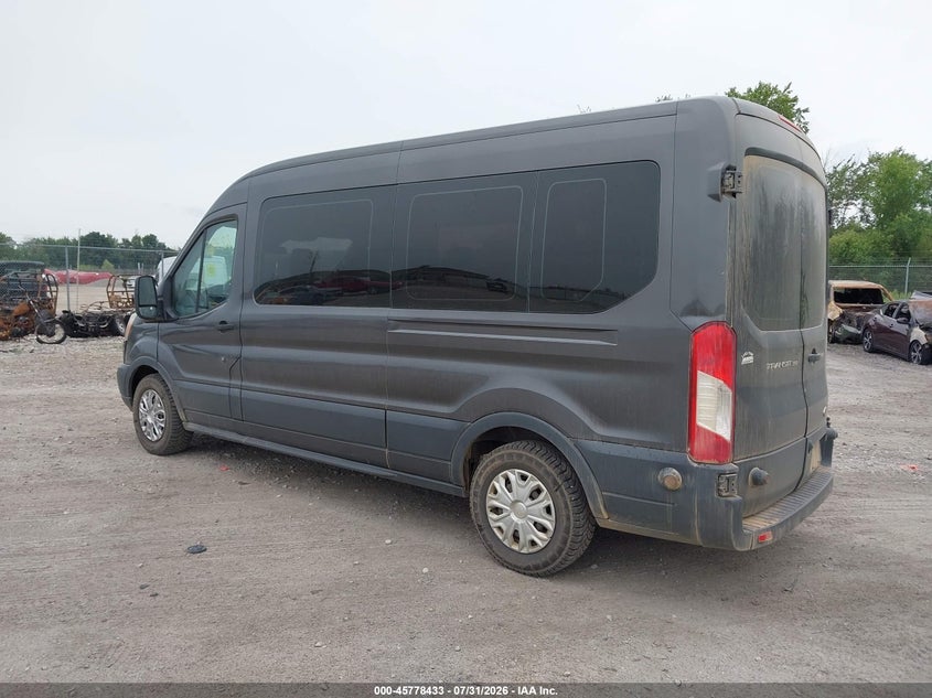 Vin: 1fbax2cm7hkb15029, lot: 46277213, ford transit-350 xlt 20173