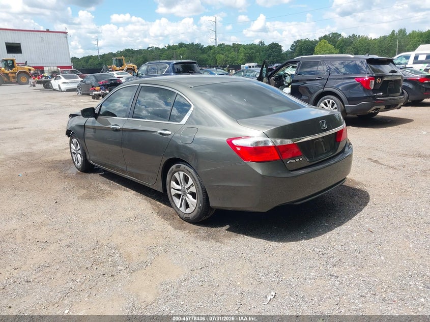 Vin: 1hgcr2f38ea092526, lot: 46277216, honda accord lx 20143