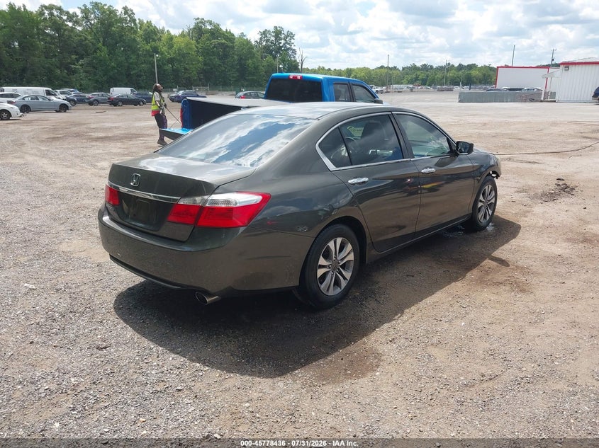 Vin: 1hgcr2f38ea092526, lot: 46277216, honda accord lx 20144