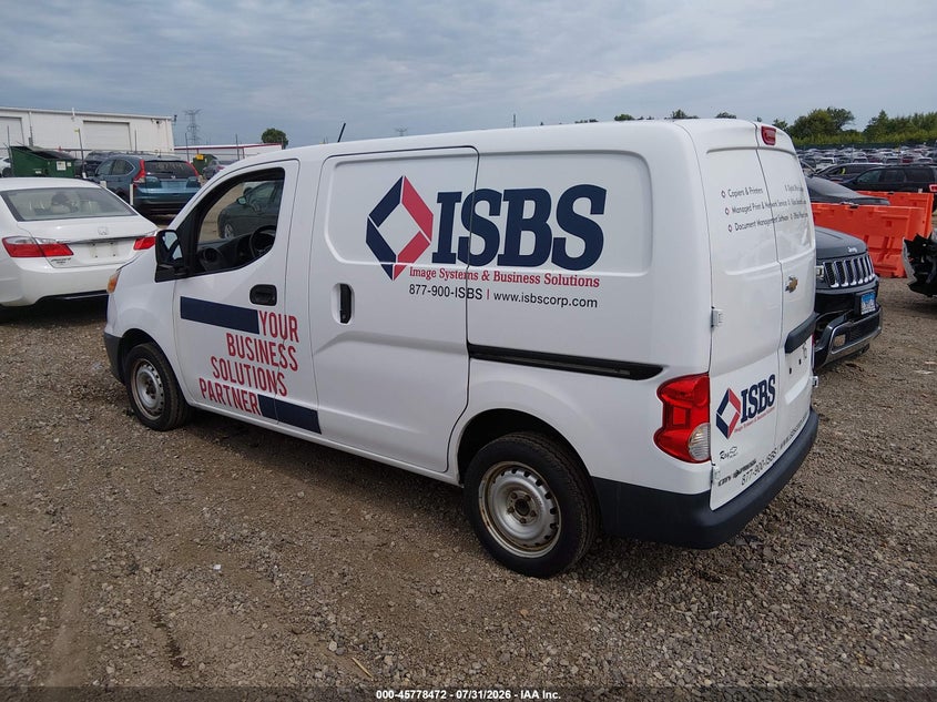 Vin: 3n63m0yn7fk714014, lot: 46277252, chevrolet city express 1ls 20153