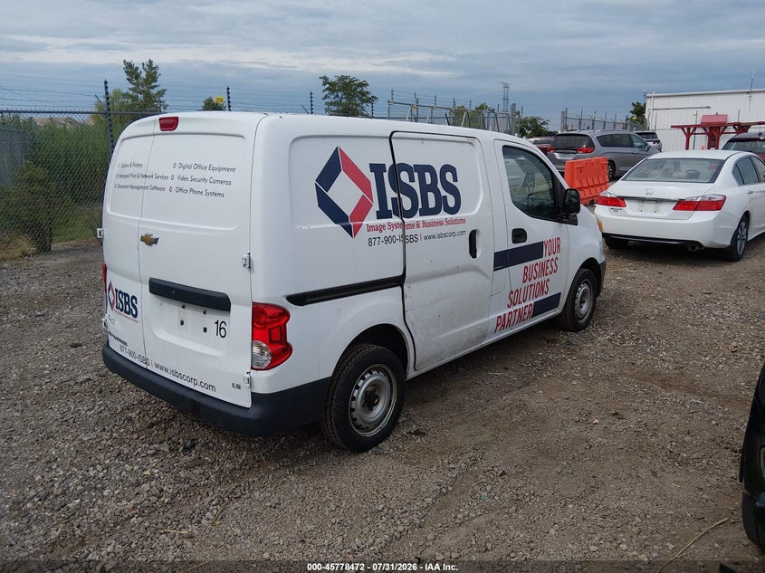 Vin: 3n63m0yn7fk714014, lot: 46277252, chevrolet city express 1ls 20154