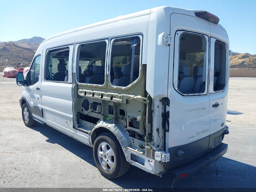Vin: 1fbax2cg8jkb04265, lot: 46277255, ford transit-350 xlt 20183
