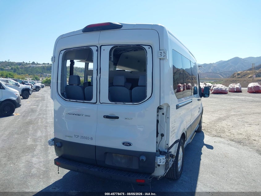 Vin: 1fbax2cg8jkb04265, lot: 46277255, ford transit-350 xlt 20184