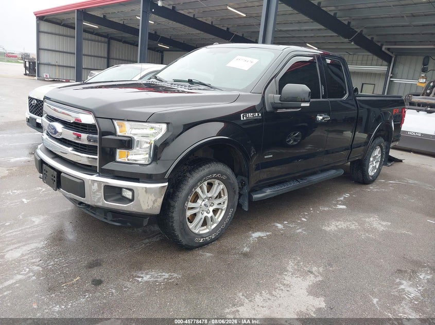 Vin: 1ftex1ep2ffa20205, lot: 46277258, ford f-150 lariat 20152
