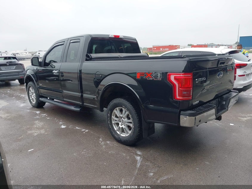 Vin: 1ftex1ep2ffa20205, lot: 46277258, ford f-150 lariat 20153