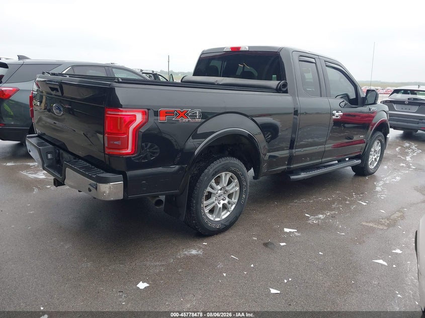 Vin: 1ftex1ep2ffa20205, lot: 46277258, ford f-150 lariat 20154