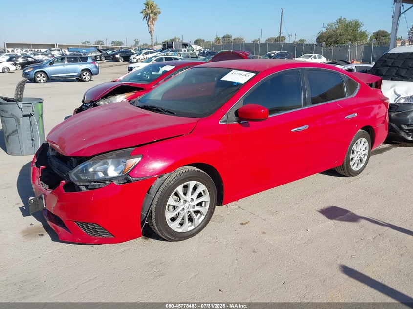 Vin: 3n1ab7apxkl611424, lot: 46277263, nissan sentra sv 20192