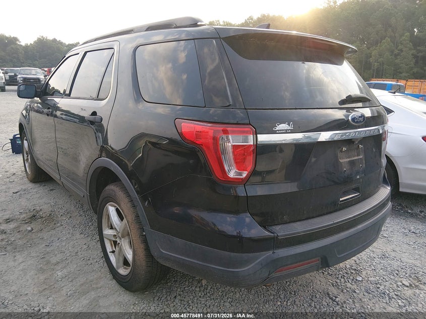Vin: 1fm5k7b81jgb74496, lot: 46277271, ford explorer 20183