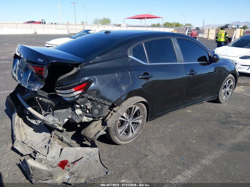 2021 NISSAN SENTRA auction photo 4