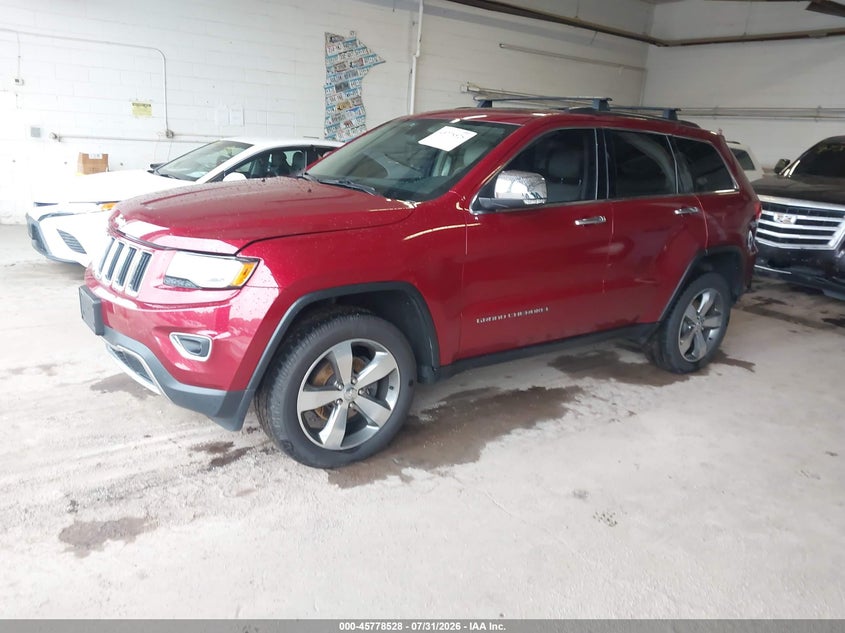 2014 Jeep Grand Cherokee, Звичайний знос, IAAI, VIN 1C4RJFBG7EC463048 — фото 2