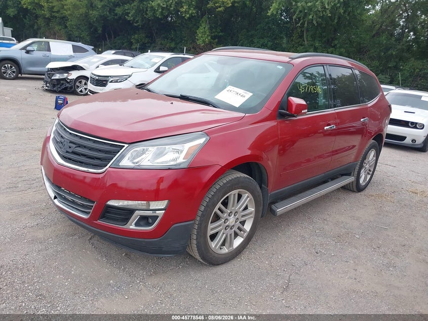 Vin: 1gnkrgkd4ej338145, lot: 46277326, chevrolet traverse 1lt 20142