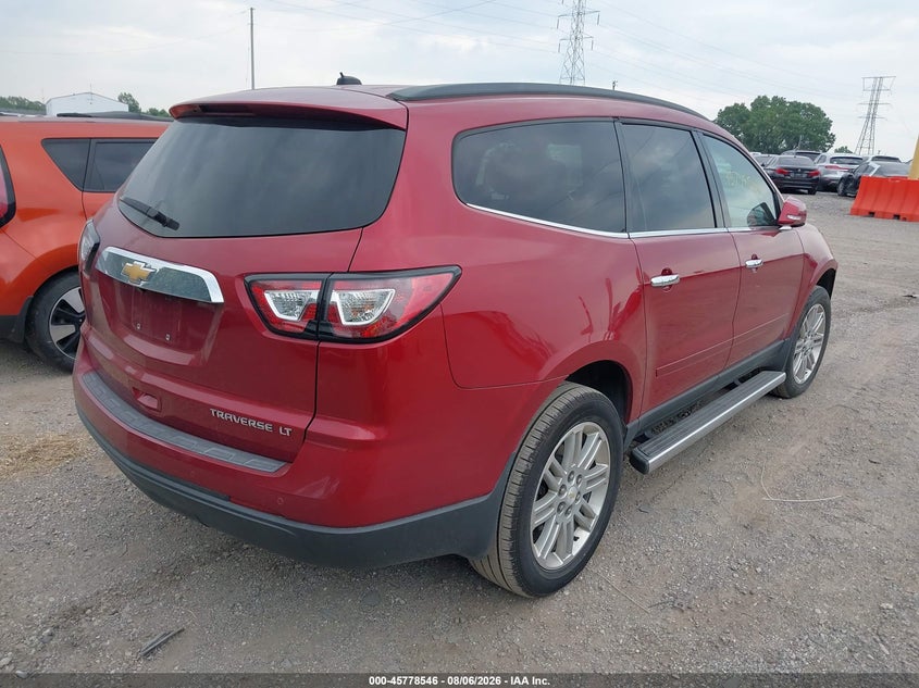 Vin: 1gnkrgkd4ej338145, lot: 46277326, chevrolet traverse 1lt 20144