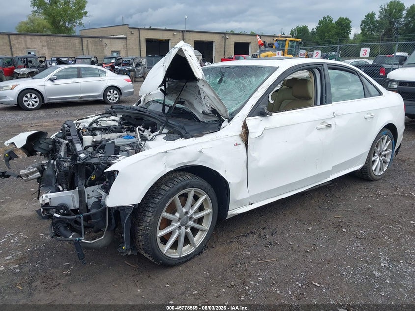 Vin: wauffafl1en019891, lot: 46277349, audi a4 2.0t premium 20142