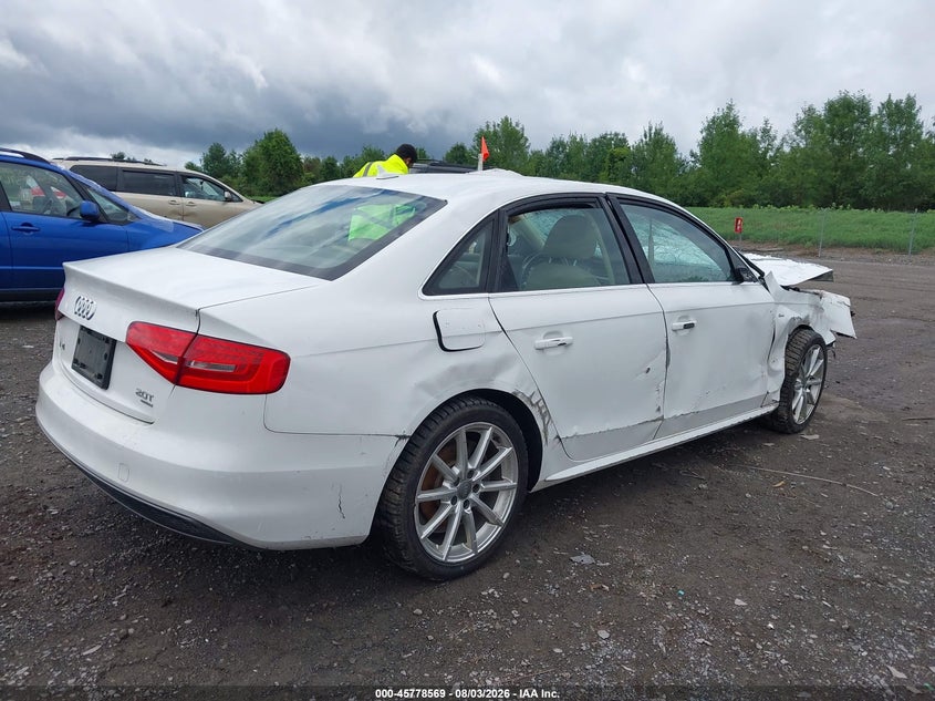 Vin: wauffafl1en019891, lot: 46277349, audi a4 2.0t premium 20144