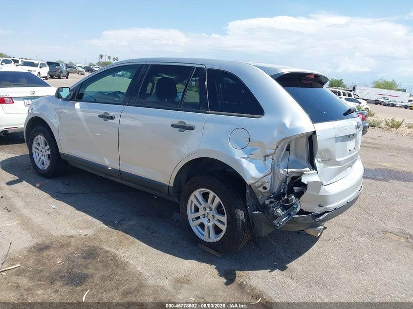 Vin: 2fmdk3gc1dba59829, lot: 46277382, ford edge se 20133