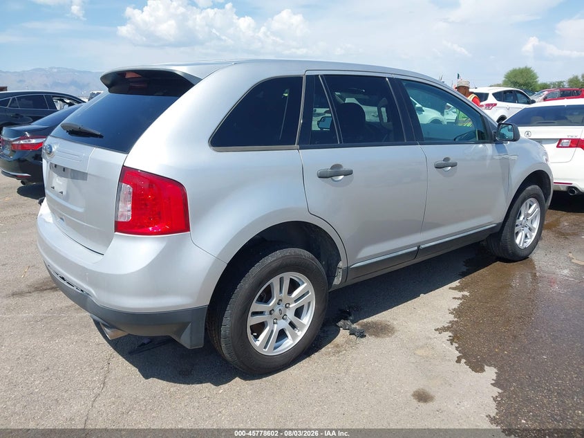 Vin: 2fmdk3gc1dba59829, lot: 46277382, ford edge se 20134