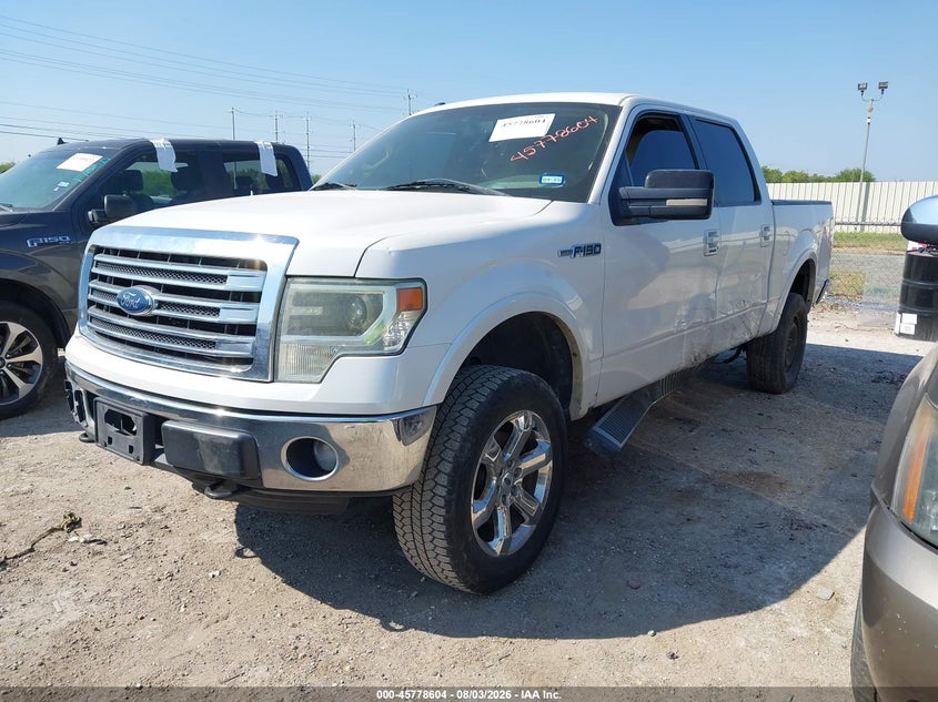 Vin: 1ftfw1ef6dfa90723, lot: 46277384, ford f-150 lariat 20132