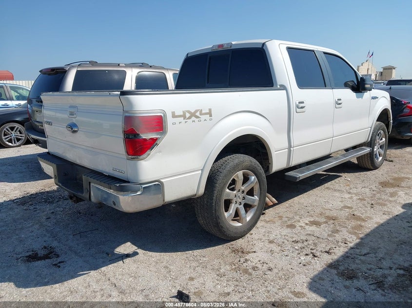 Vin: 1ftfw1ef6dfa90723, lot: 46277384, ford f-150 lariat 20134