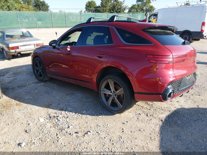 Vin: kmumadtb8pu123483, lot: 46277396, genesis gv70 2.5t awd 20233