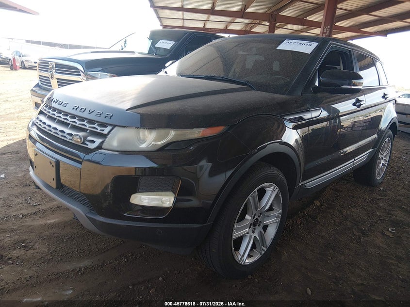 Vin: salvp2bg6dh821885, lot: 46277398, land rover range rover evoque pure 20132