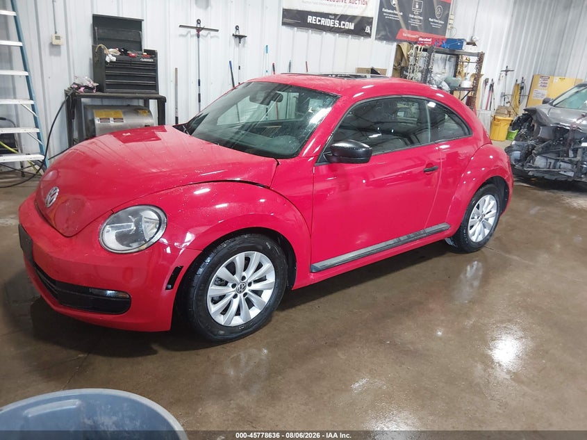 Vin: 3vwfp7at2em625573, lot: 46277416, volkswagen beetle 2.5l entry 20142