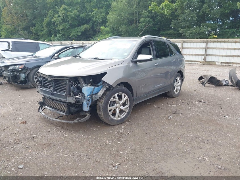 2019 Chevrolet Equinox, Front End, IAAI, VIN 3GNAXNEV4KS548166 — photo 2