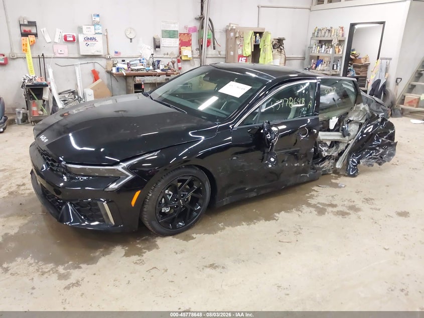 Vin: knag64j79t5516412, lot: 46277428, kia k5 gt-line awd 20262