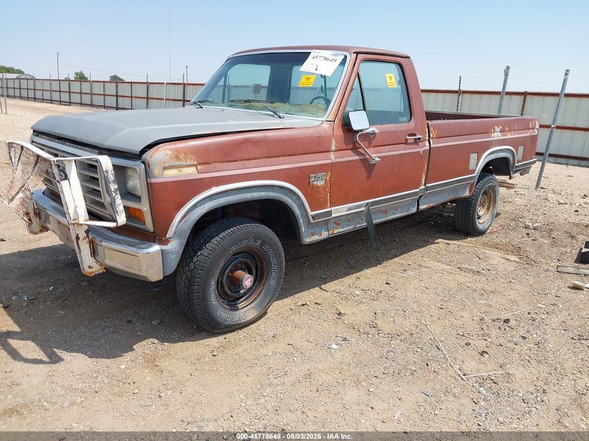 1986 Ford F150, Обычный износ, IAAI, VIN 1FTEF14N3GKA50549 — фото 2