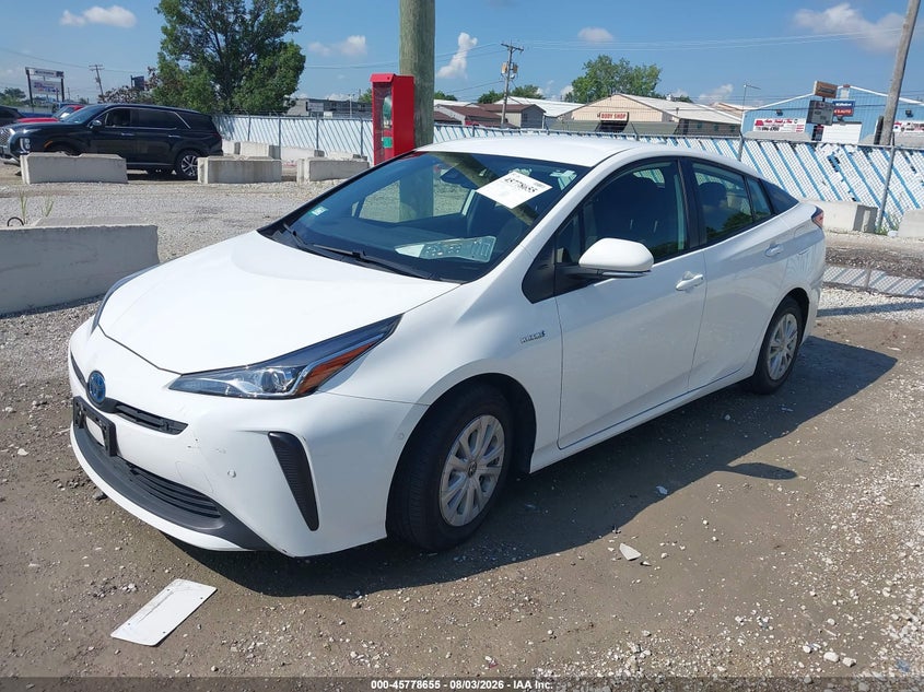 Vin: jtdkamfu0m3144708, lot: 46277435, toyota prius le 20212