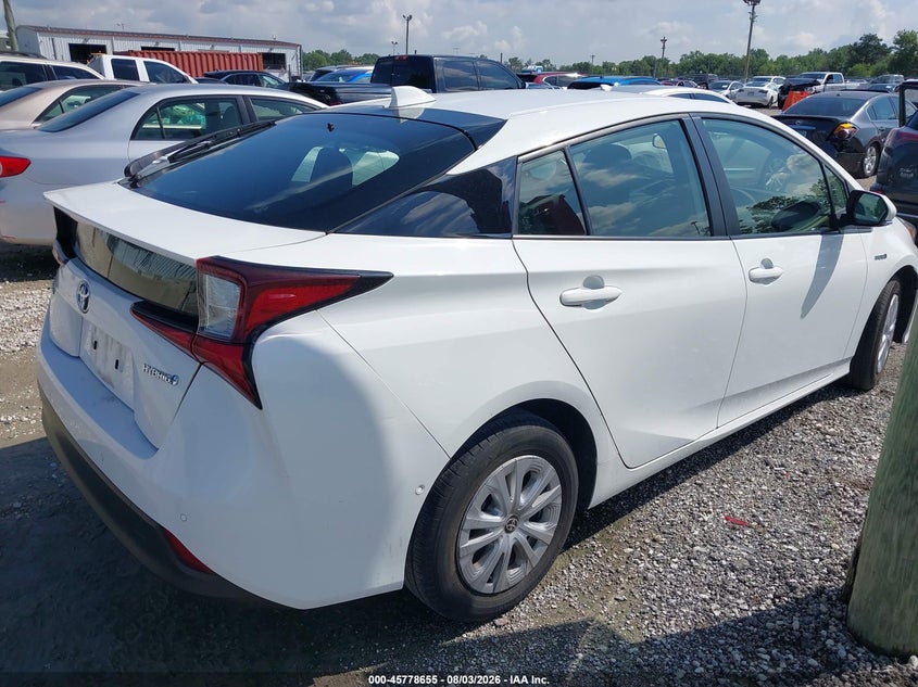 Vin: jtdkamfu0m3144708, lot: 46277435, toyota prius le 20214