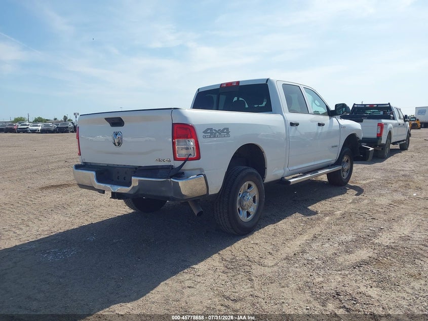 Vin: 3c6ur5cj5mg612051, lot: 46277438, ram 2500 tradesman  4x4 6'4 box 20214