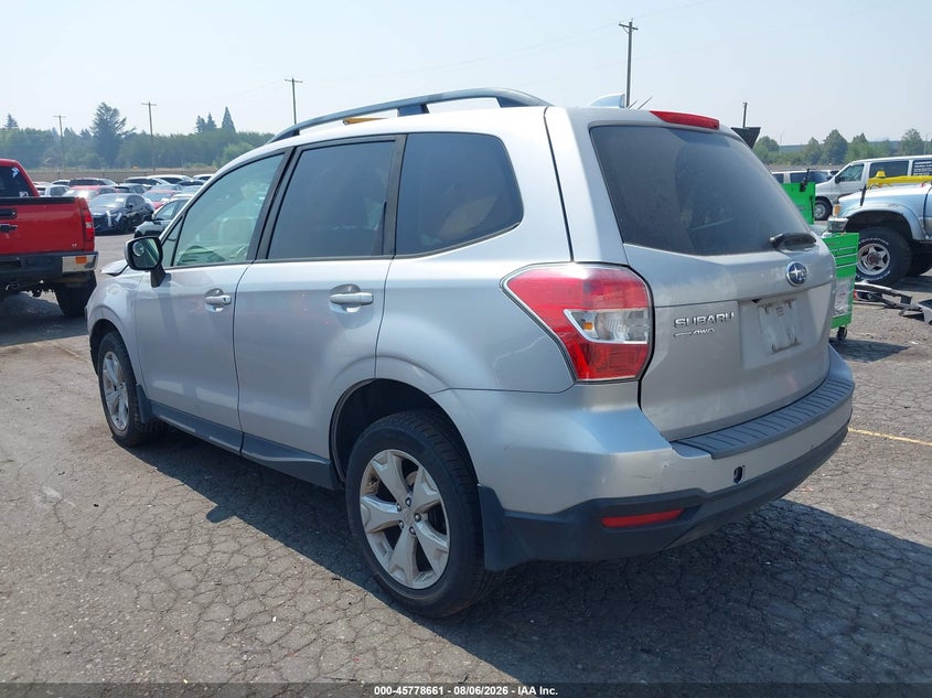 Vin: jf2sjadc8gh533565, lot: 46277441, subaru forester 2.5i premium 20163