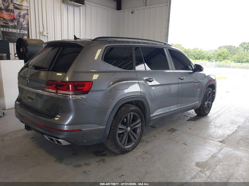 Vin: 1v2pr2ca7mc584176, lot: 46277457, volkswagen atlas 3.6l v6 se w/technology r-line 20214