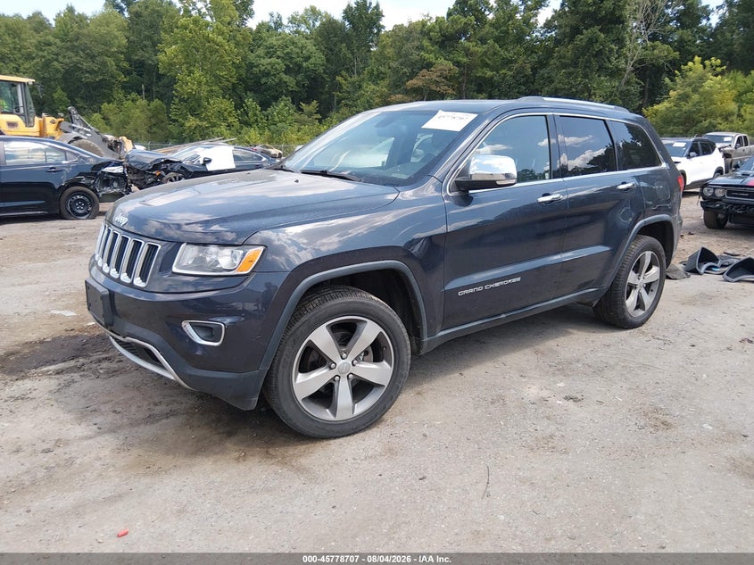 Vin: 1c4rjfbg2ec578284, lot: 46277487, jeep grand cherokee limited 20142