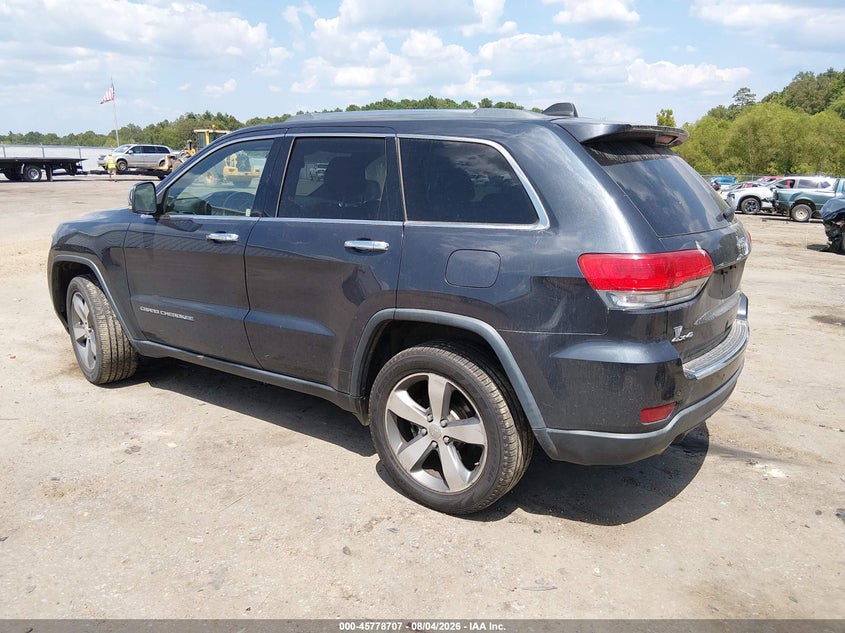 Vin: 1c4rjfbg2ec578284, lot: 46277487, jeep grand cherokee limited 20143