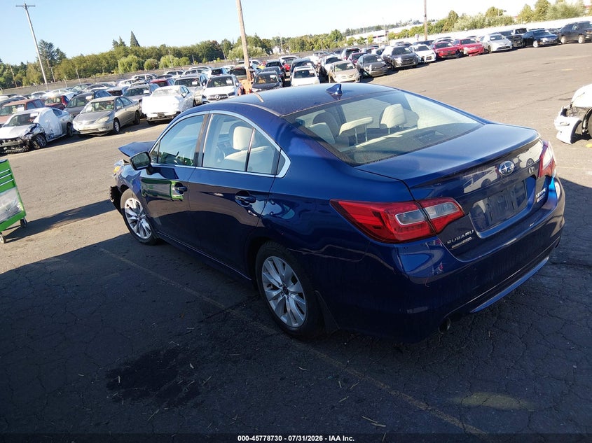 Vin: 4s3bnad60g3042479, lot: 46277510, subaru legacy 2.5i premium 20163