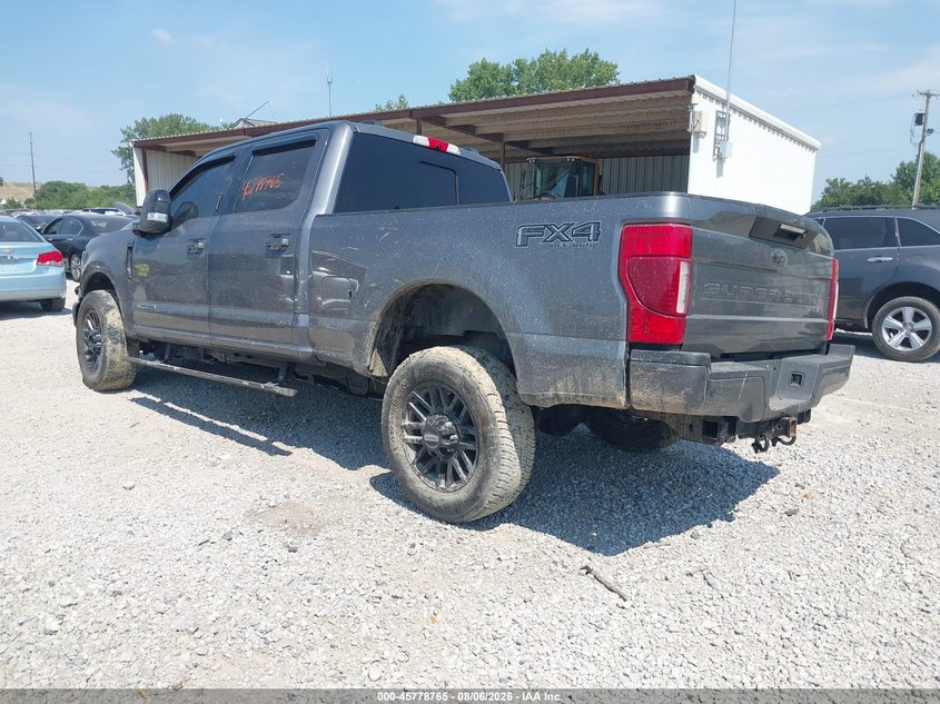 Vin: 1ft7w2bt1mec32020, lot: 46277545, ford f-250 lariat 20213