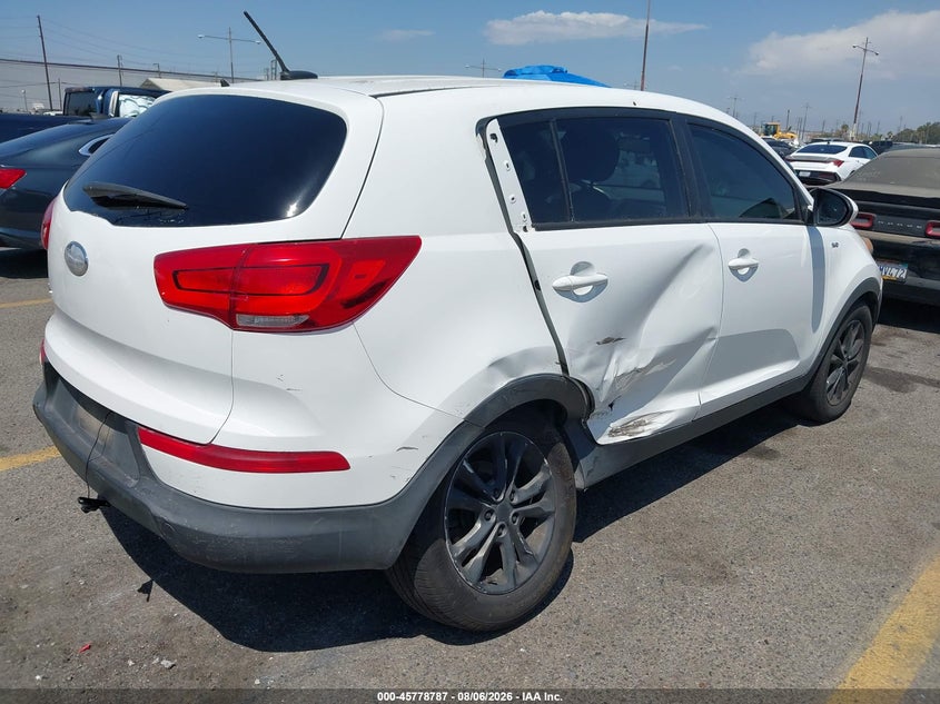 Vin: kndpbcac4e7618116, lot: 46277567, kia sportage lx 20144