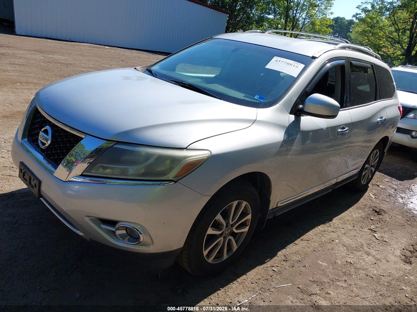 Vin: 5n1ar2mm3dc628217, lot: 46277596, nissan pathfinder sl 20132